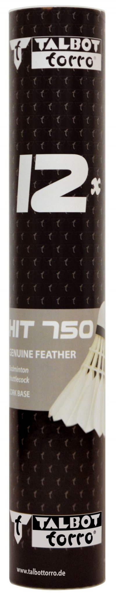 TALBOT TORRO Volants de badminton / Volants naturels HIT 750 TRAINING Speed 77
