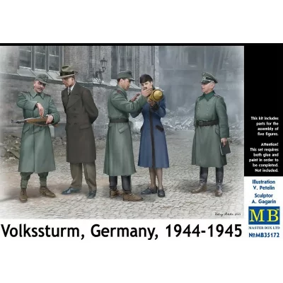 MASTER BOX Volkssturm Germany, 1944-1945 - 1:35e -  Ltd. 