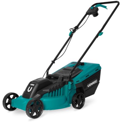 VONROC  Tondeuse &agrave; gazon1300W - Largeur de Coupe 32cm Bac de ramassage 30L INCL. (Tondeuse &agrave; Gazon)