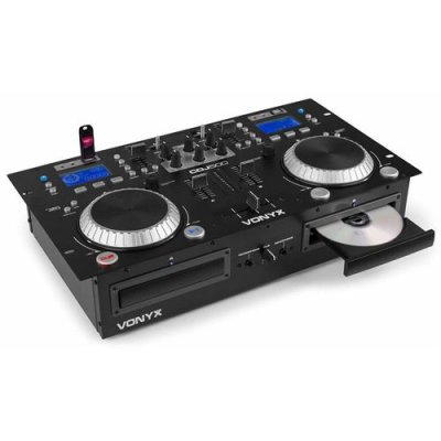 VONYX  CDJ500 &ndash; Double lecteur CD/MP3/USB/Mixeur avec Bluetooth