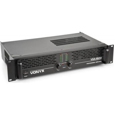 VONYX  VXA- 1200 - Amplificateur professionnel, 2 x 600 Watts, connexion en pont