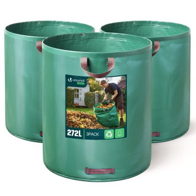VOUNOT  Sac de jardin 272L Lot de 3 sacs XXL