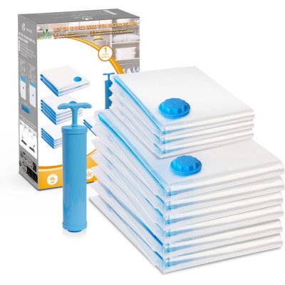 VOUNOT  Sac de rangement sous vide aspirateur avec pompe Lot de 10pcs