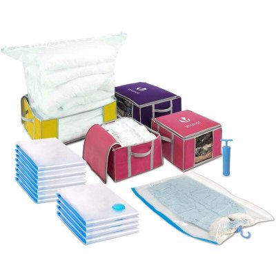 VOUNOT  Sac de rangement sous vide aspirateur Lot de 22 pcs