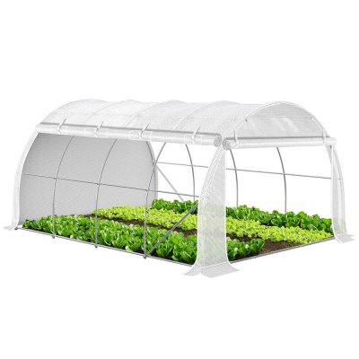 VOUNOT  Serre de jardin Toute Saison 12m2 avec portes laterales