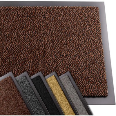VOUNOT  Tapis de porte paillasson 40x60 marron