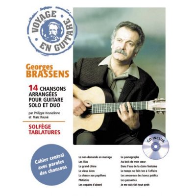 HIT DIFFUSION Voyage en guitare, Georges Brassens