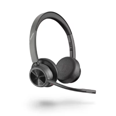 POLY Voyager 4310 uc 218474-01 sans fil bluetooth suppression du bruit supra-auriculaire noir