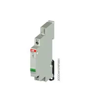 ABB Voyant modulaire vert 230V  Largeur &frac12; module. Tension : 115-250V. Couleur : Vert.