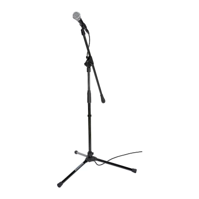 SAMSON VP-10X - Pack microphone dynamique cardio&iuml;de R21S avec pied perche MK10 et c&acirc;ble XLR