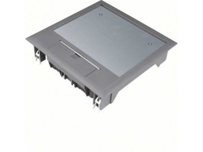 HAGER VQ06057011 Bo&icirc;te de sol 12 modules grise