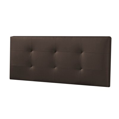Vs Venta-Stock T&ecirc;te de lit 140x60 cm chocolat, cuir synth&eacute;tique