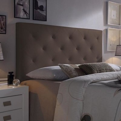 MARCKONFORT VS VENTA-STOCK T&Ecirc;TE DE LIT ROMBO 160x60 CHOCOLAT