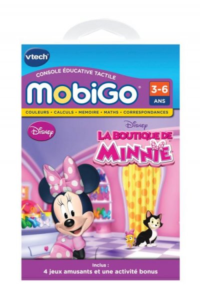 DISNEY Vtech - 252905 - Jeu Lectronique - Jeu Mobigo - La Boutique De Minnie