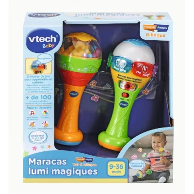 VTECH BABY  - Maracas Lumi Magiques - Jouet Musical