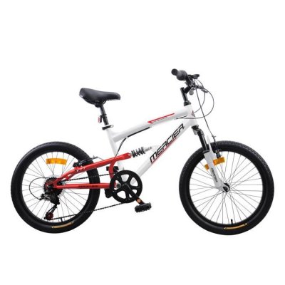 MERCIER VTT 20''   tt suspendu - 6 vitesses - cadre mixte - blanc