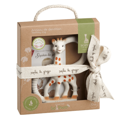 SOPHIE LA GIRAFE Vulli  So'Pure Anneau de dentition Tr&egrave;s Souple 