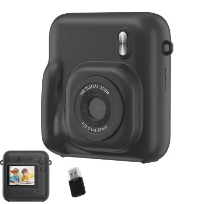 SZSMART VURAHOME Appareil Photo &agrave; Impression Instantan&eacute;e Enfant 48MP 1080P DC506 - Noir