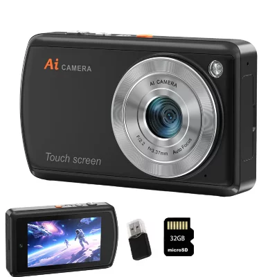 SZSMART VURAHOME Appareil Photo Intelligent Filtres Beaut&eacute; IA &Eacute;cran Tactile 3.6"" 32G DC310
