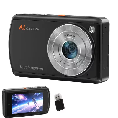 SZSMART VURAHOME Appareil Photo Intelligent Filtres Beaut&eacute; IA &Eacute;cran Tactile 3.6"" Vlogging DC310