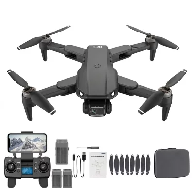  VURAHOME L900 Pro Drone Pliable 1080P GPS Moteur Brushless 3 Batteries Noir