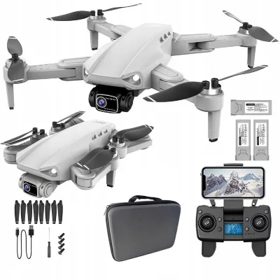  VURAHOME L900 Pro Se Drone Pliable 1080P GPS Moteur Brushless 3 Batteries Gris