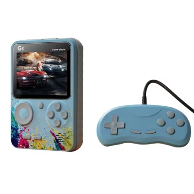VURAHOME  portable r&eacute;tro G5 3"" 500 jeux Mode 2 joueurs convient aux enfants - Bleu