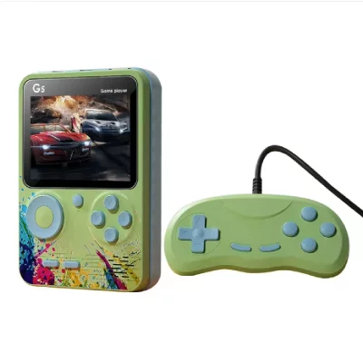 VURAHOME  portable r&eacute;tro G5 3"" 500 jeux Mode 2 joueurs convient aux enfants - vert