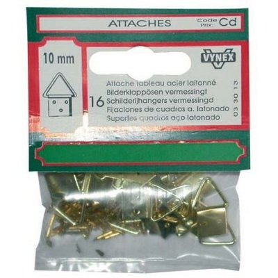 VYNEX  - Attache tableau triangle laiton 20mm sc