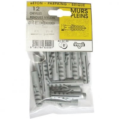 VYNEX  Cheville Fendue Nylon 7x35 SC x40