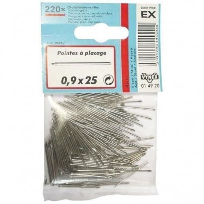 VYNEX  Pointe placage Acier 0.9x35 x220p en Blister