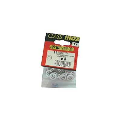 VYNEX  - Rondelle - plate &eacute;troite - inox - A4 - D: 8 mm