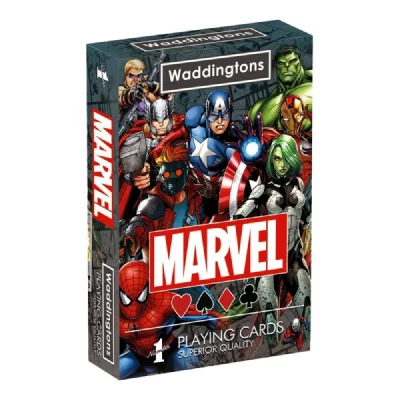 WINNING MOVES WADDINGTONS Jeu de 54 cartes Marvel