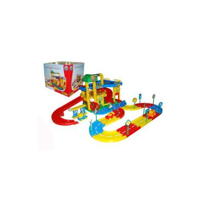 POLESIE WADER QUALITY TOYS Garage N&deg;1, kit de routes et voitures 37831