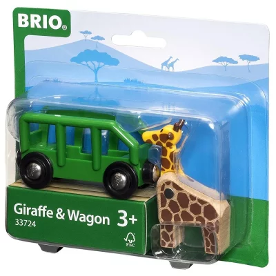 Wagon Girafe Multicolore Brio