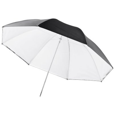 WALIMEX  2 In 1 Reflex&translucent Umbrella 84 Cm Blanc,Gris