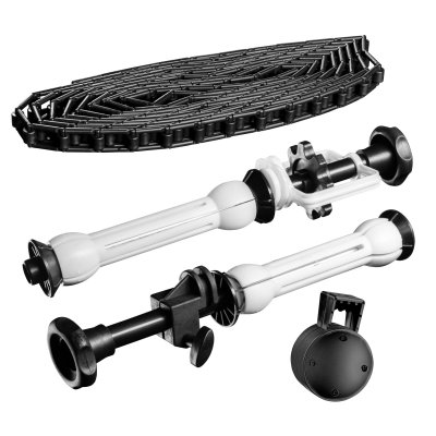 WALIMEX  expan de fond + cha&icirc;ne et poids, noir DFX-628418