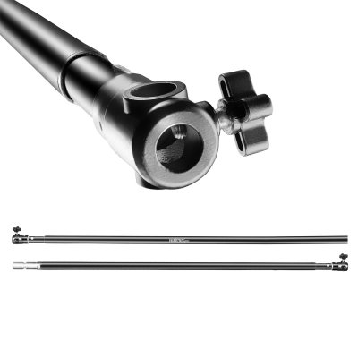 WALIMEX  tige de fond t&eacute;lescopique, 224-400cm DFX-628537