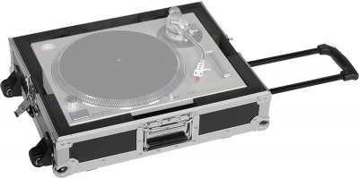 WALKASSE  Turntable Trolley Silver Flight Platine CD et Vinyles