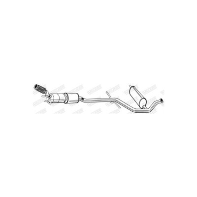 WALKER  Catalyseur 20995 PEUGEOT 407