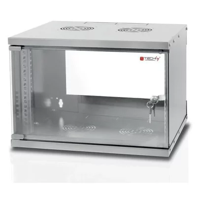 TECHLY Wall Rack Cabinet 19 6U prof. 320 Grey Assembled I-CASE EL-1006G32