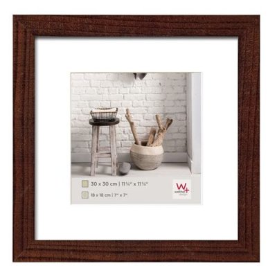 WALTHER  Design - Cadre photo Home 30x30 cm Noyer Dark brown