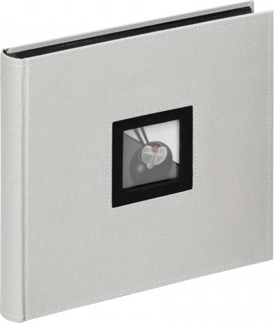 WALTHER DESIGN  FA-209-D Designalbum Black & White, 26x25 cm, grau