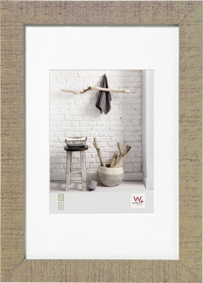 WALTHER  Design HO130C Home, cadre en bois, beige-brun, 21 x 29,7 cm
