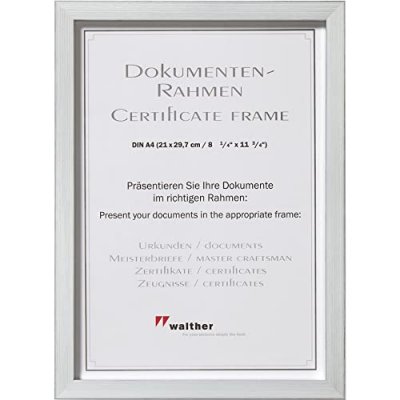 WALTHER  design JK130S Construction Cadres Design - 21x29,7cm - argent