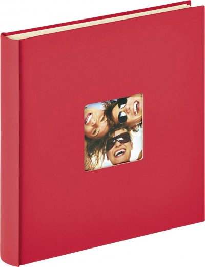 WALTHER  design SK-110-R Fun Selbstklebealbum, 33 x 34 cm, rot