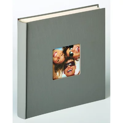WALTHER  Fun 30x30 Cm 100 Pages Bookbound Photo Album Gris