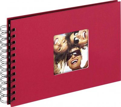 WALTHER DESIGN Walther Fun Spiral 23x17 Cm 40 Pages Photo Album Rouge