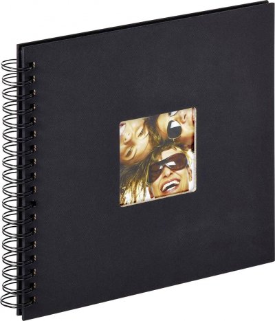 WALTHER+ DESIGN Walther Fun Spiral 26x25 Cm 40 Pages Photo Album Noir