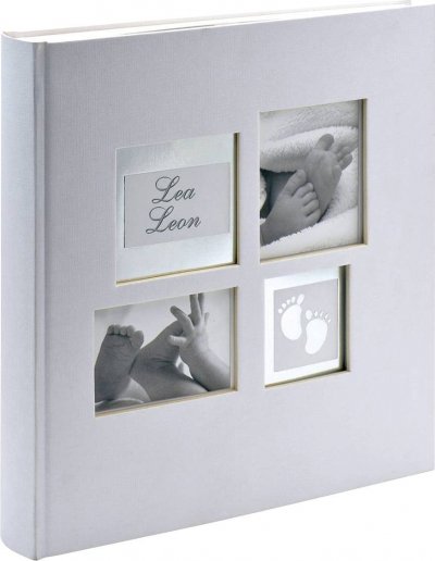 WALTHER  Little Foot 28x30.5 Cm 60 Pages Baby Photo Album Blanc